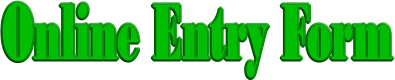 Online Entry Form